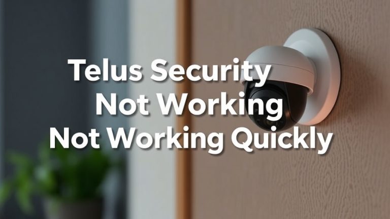 Troubleshoot Telus Security Not Working Quickly: Expert Steps to Reconnect and Protect Your Home