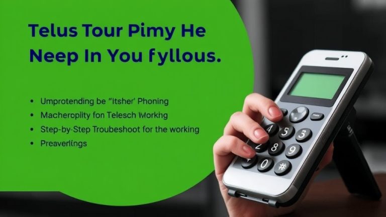 Troubleshoot and Fix Your Telus Phone Not Working: Expert Tips to Restore Connectivity Quickly