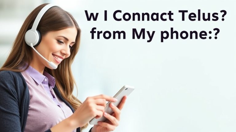 How Do I Contact Telus from My Phone? Essential Tips to Get Instant Support and Resolve Issues Effortlessly