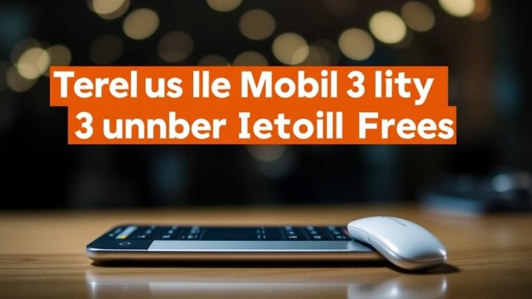 Simplify Your Connection: How the Telus Mobility 3 Digit Number Toll Free Guarantees Fast Support
