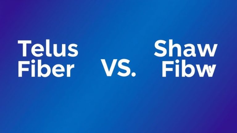 Telus Fiber vs Shaw Fiber: Which Provider Offers the Ultimate Combination of Speed, Reliability, and Value for Your Home or Business?