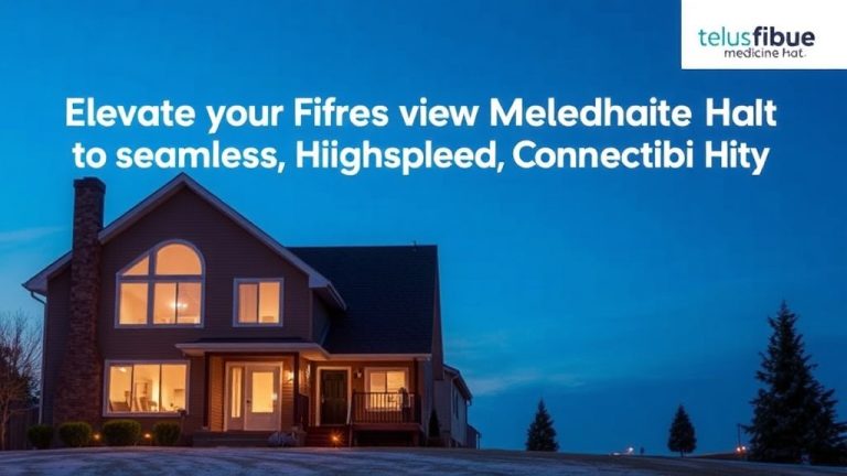 Elevate Your Alberta Home with Telus Fibre Medicine Hat: The Key to Seamless, High-Speed Connectivity