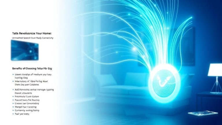 Revolutionize Your Home with the Telus Fibre Gig: Unmatched Speed and Future-Ready Connectivity