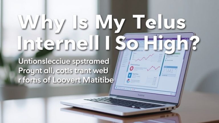 Why Is My Telus Internet Bill So High? Proven Strategies to Lower Costs and Maximize Value