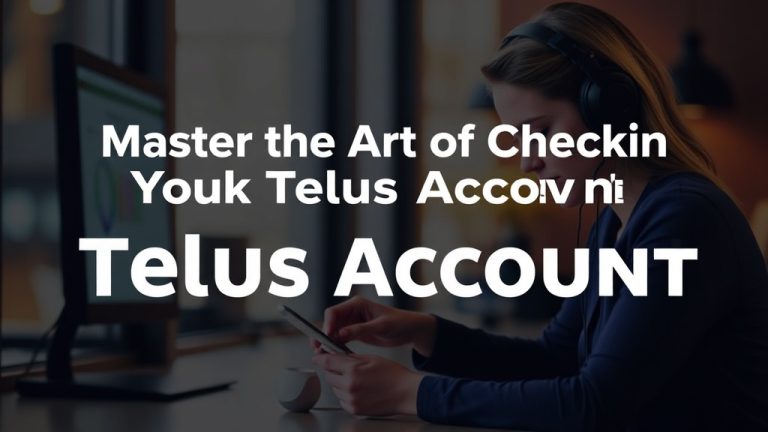 Master the Art of Checking Your Telus Account: A Step-by-Step Guide to Stay Informed and Manage Your Services Effectively