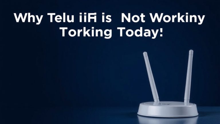 Why Telus WiFi Is Not Working Today: Essential Insights to Quickly Restore Your Connection
