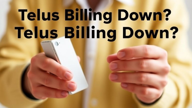 Telus Billing Down? Discover Quick Fixes to Restore Service and Save Money Instantly