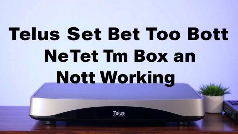 Quick and Easy Ways to Resolve the Telus Set Top Box Not Working Issue and Restore Your Viewing Experience