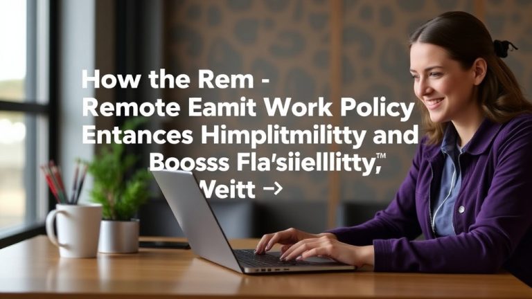 How the Telus Remote Work Policy Enhances Employee Flexibility and Boosts Productivity