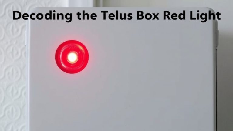 Decoding the Telus Box Red Light: Expert Tips to Restore Connection and Prevent Disruptions