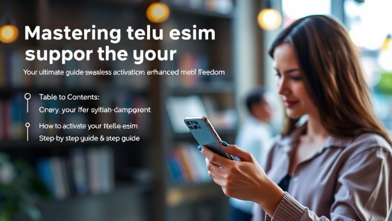 Mastering telus esim support: Your ultimate guide to seamless activation and enhanced mobile freedom