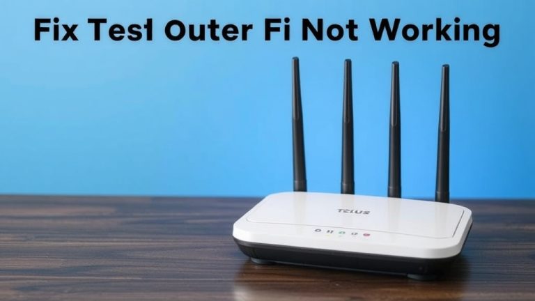 Fix Telus Router WiFi Not Working Once and For All: Proven Solutions to Reconnect Fast