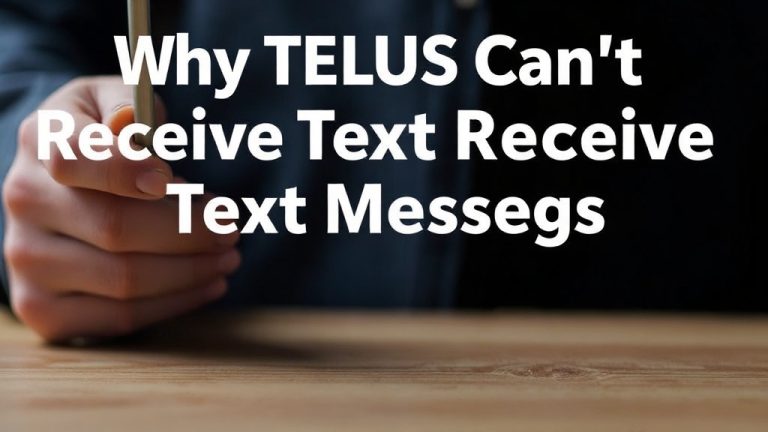 Why TELUS Cant Receive Text Messages: Proven Tips to Resolve the Issue Quickly and Keep You Connected